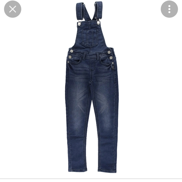 Silver Jeans Kids Nisha Denim Overall 6X - Picture 4 of 7